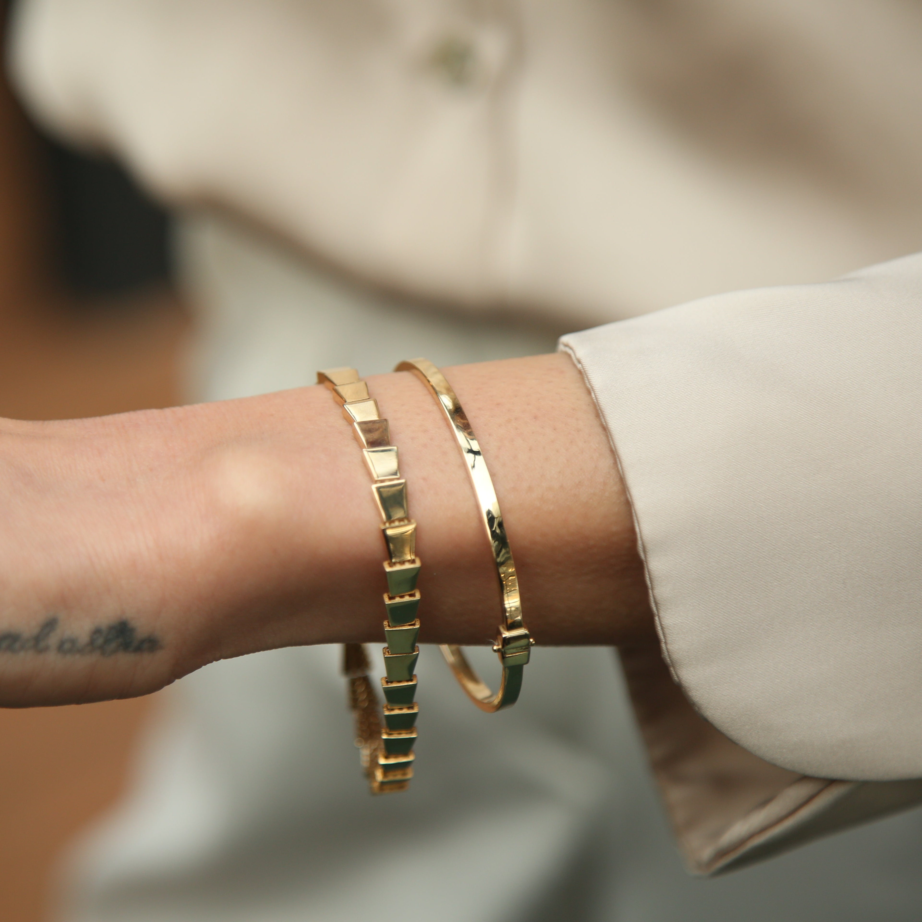 Serpenti Model Altın Bileklik