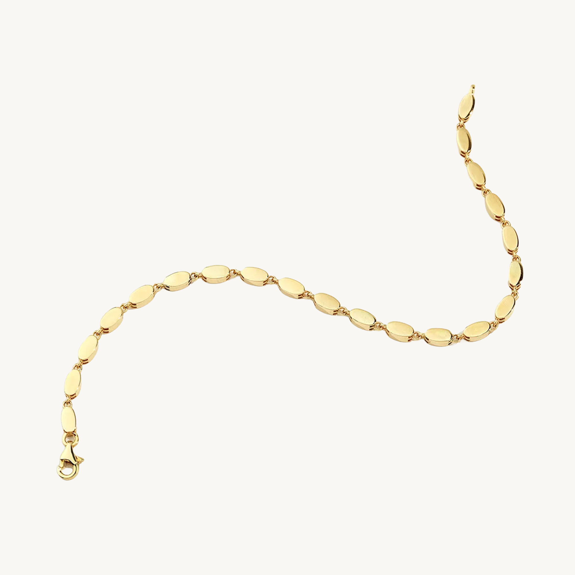 Regold Oval Formda Minimal Bileklik