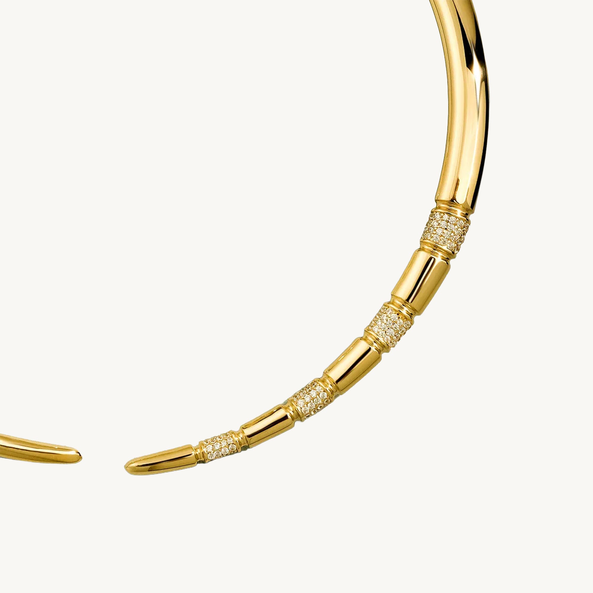 Regold Vega 14 Ayar Altın Taşlı Choker Kolye