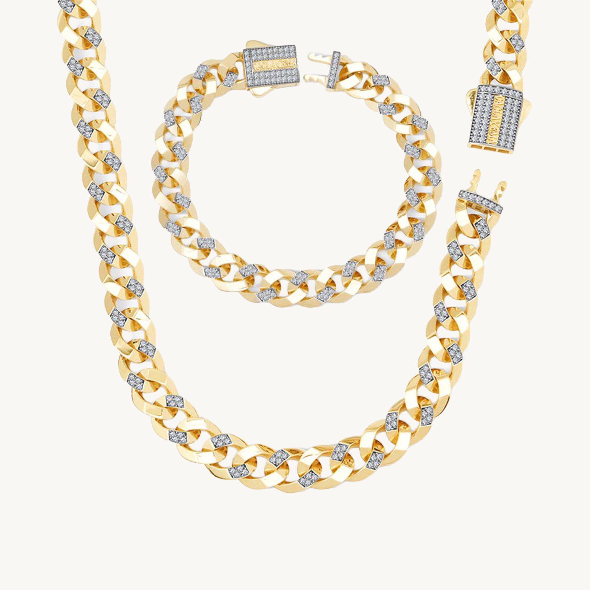 Ema 11mm Altın Taşlı Gurmet Set